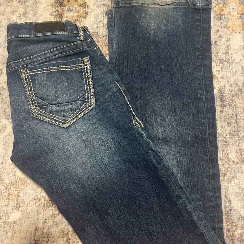 Daytrip Women's Boot Cut Jeans - Dark Blue